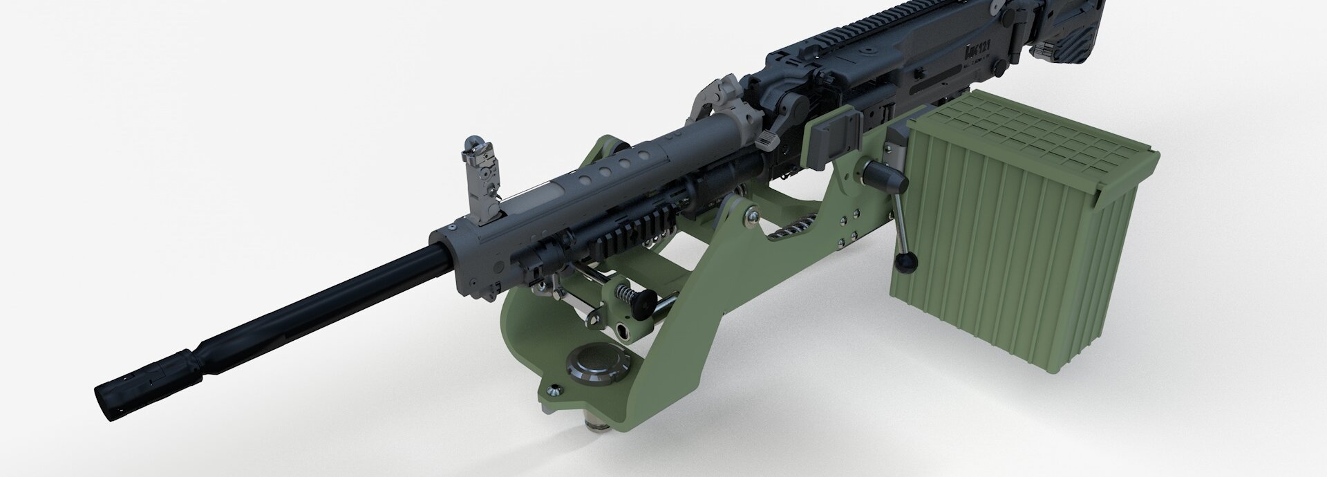 米軍 実物 M2 BROWNING PINTLE ADAPTER MOUNT ② 30 / .50 BMG Pintle